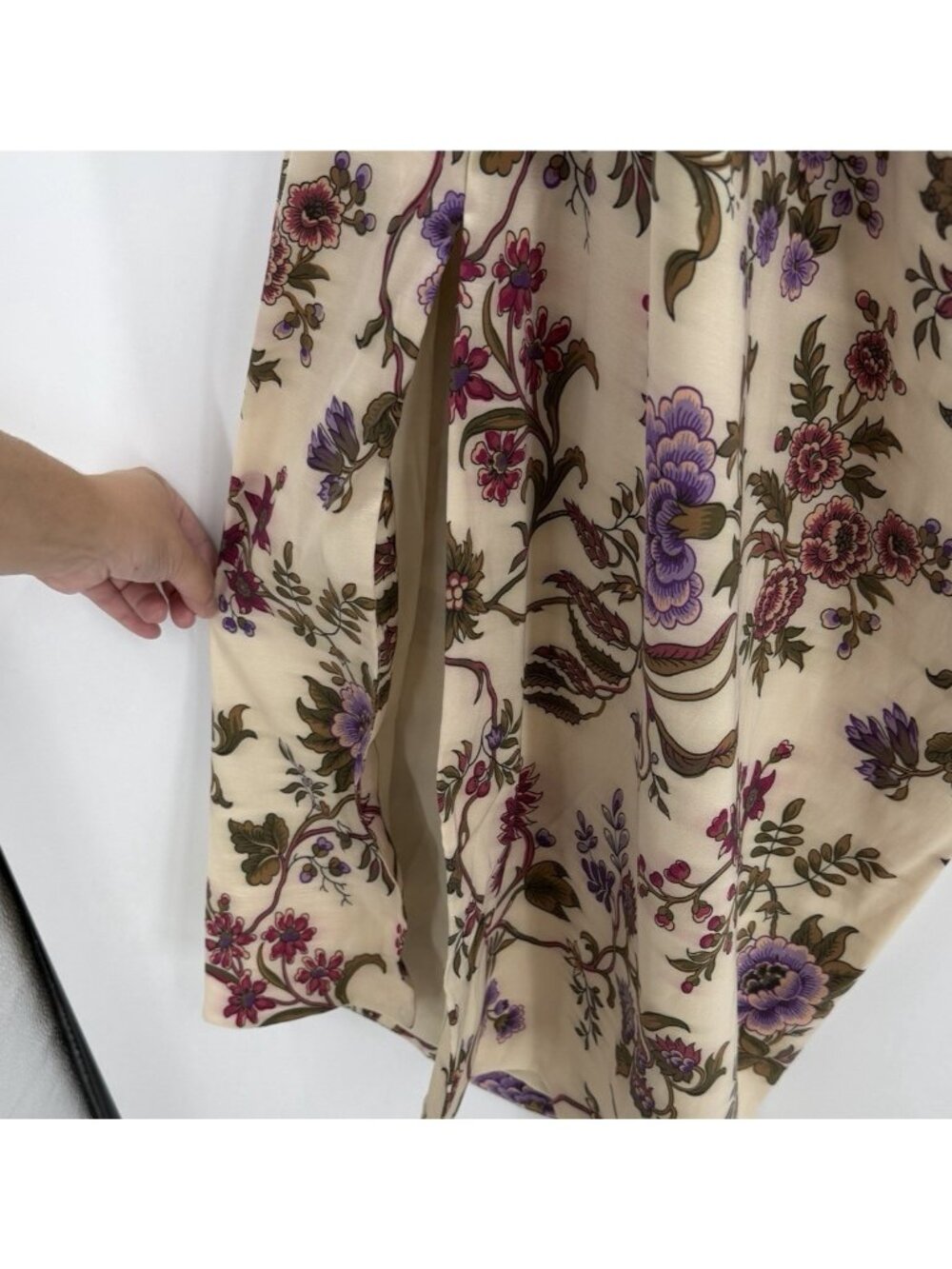 Tuckernuck Chantilly Vine Jodie Floral One Shoulder Midi Dress size M Medium NWT - Picture 6 of 9